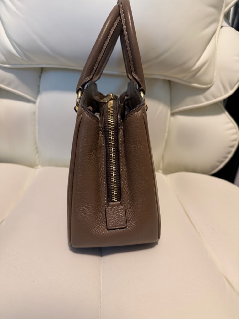 Coach Small Savannah in Dark Stone - Picture 5 of 8